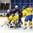 SOCHI, RUSSIA - APRIL 25: Sweden's Jonas Johansson #30 stops the oncoming shot during quarterfinal action 2013 IIHF Ice Hockey U18 World Championship. (Photo by Matthew Murnaghan/HHOF-IIHF Images)
